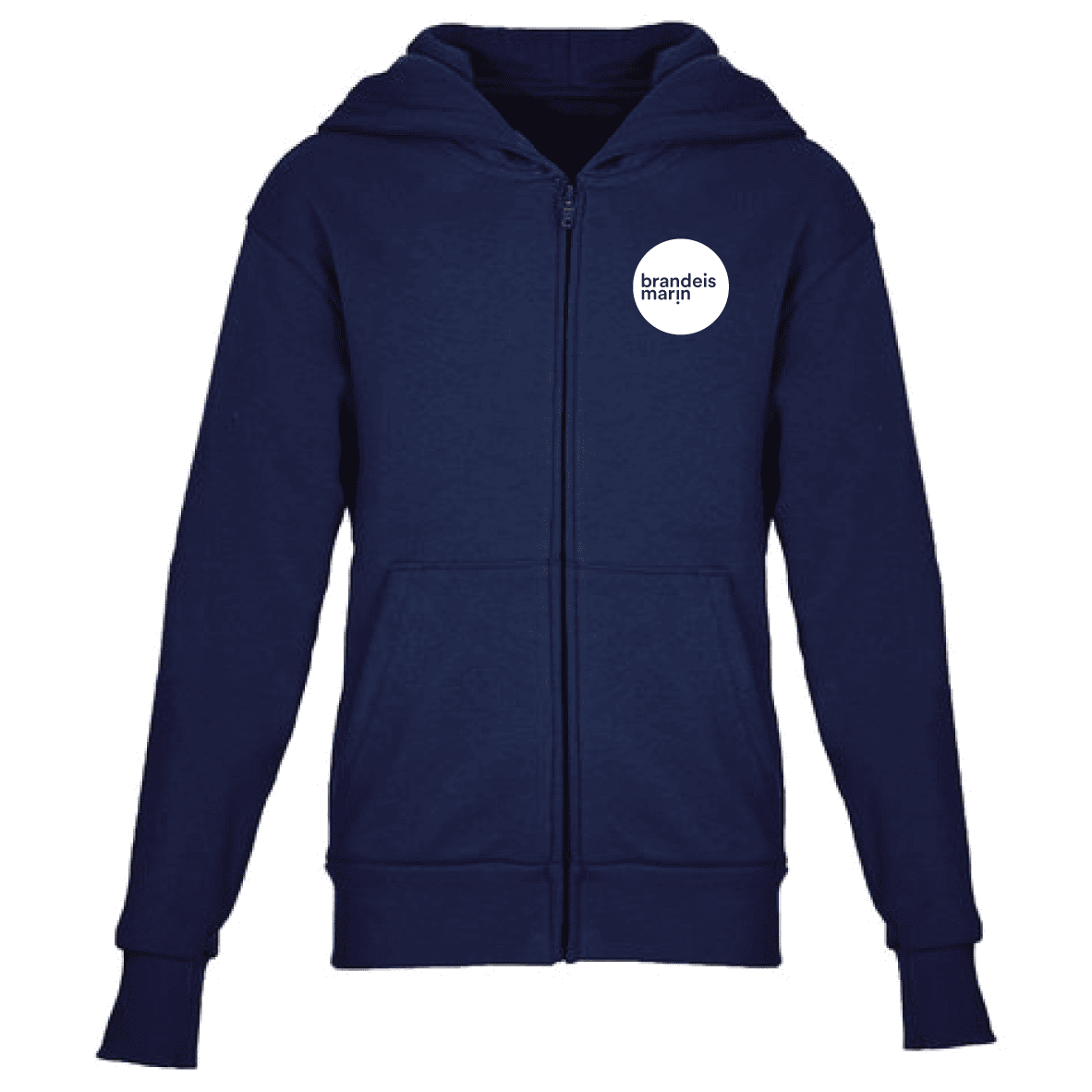 BRANDEIS HOODED ZIP UP