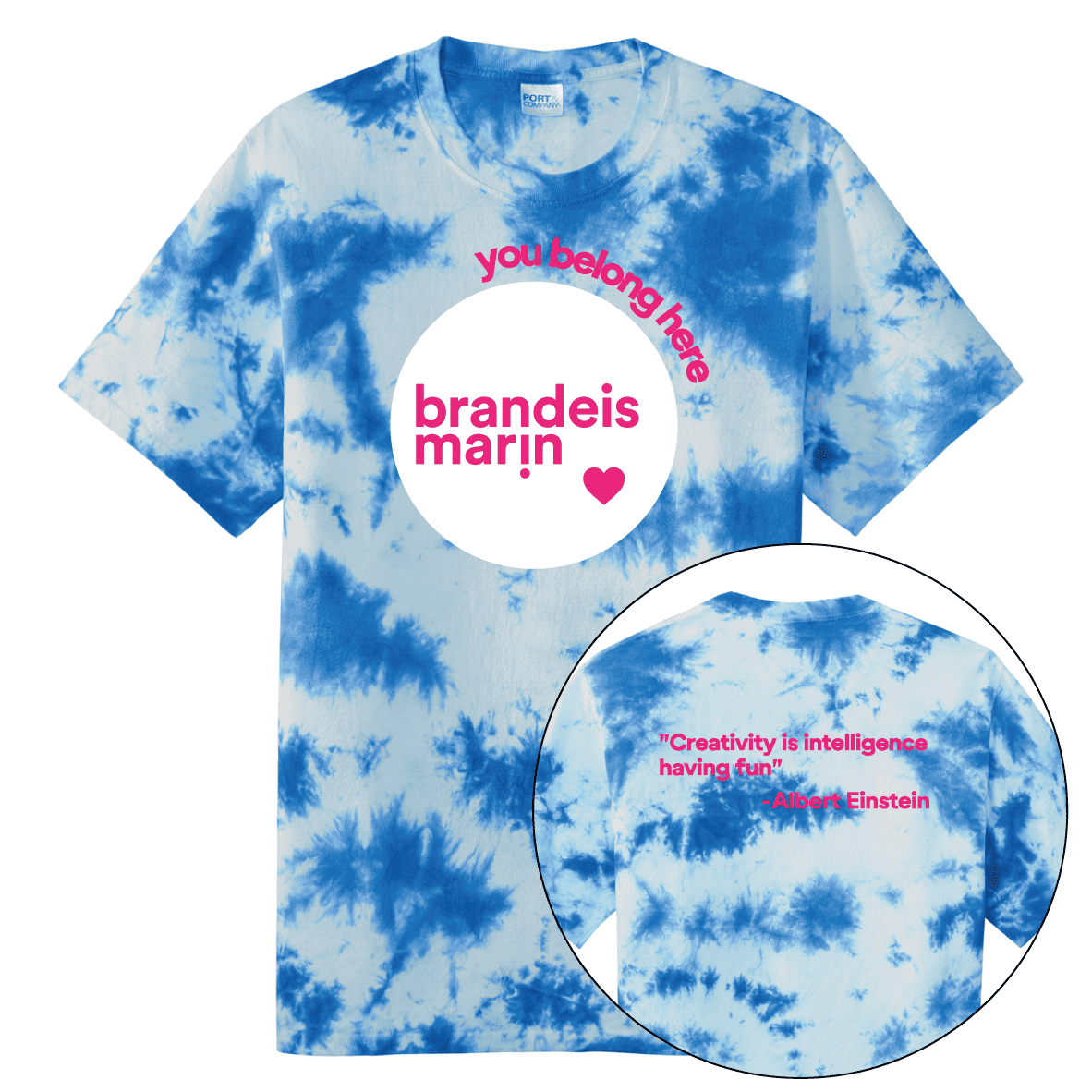BRANDEIS MARIN TIE DYE TEE